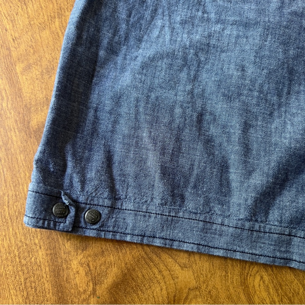 Janie & Jack Children Chambray Zip Up Cotton Hooded Boys Toddler Jacket Size 6 - Picture 9 of 11